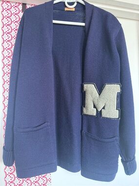 Vintage Colorado Wool M Letter Sweater XL?
